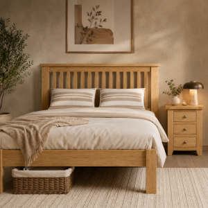 Ambassador Natural Oak Bed Frame