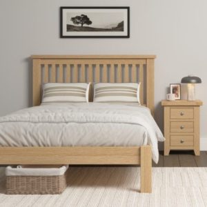 Sterling Natural Oak Bed Frame