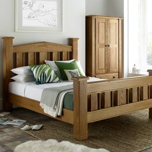 Vermont Bed Frame – Solid Oak