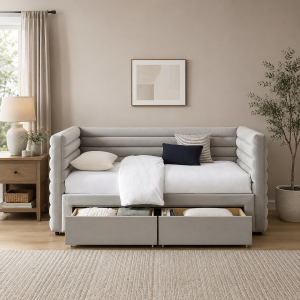 Daytona Daybed with Storage Drawers – Grey